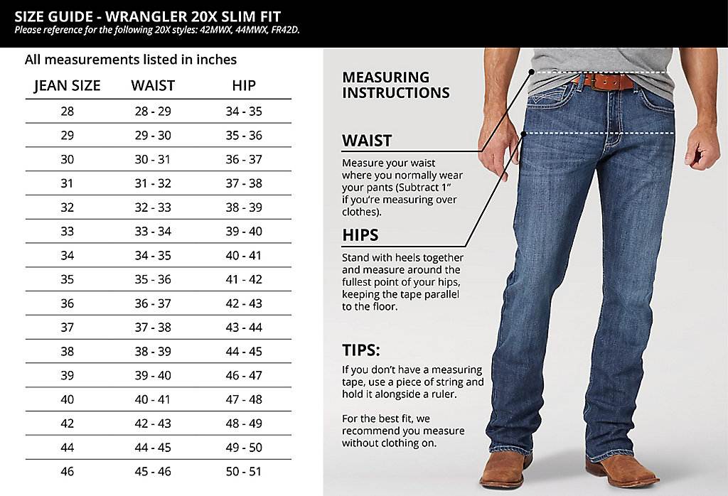 Как определить размер джинсов и найти для себя подходящую модель