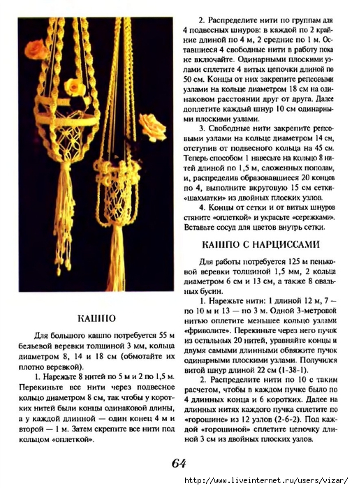 Сшить плетеное кашпо своими руками: выкройка, схемы и описание