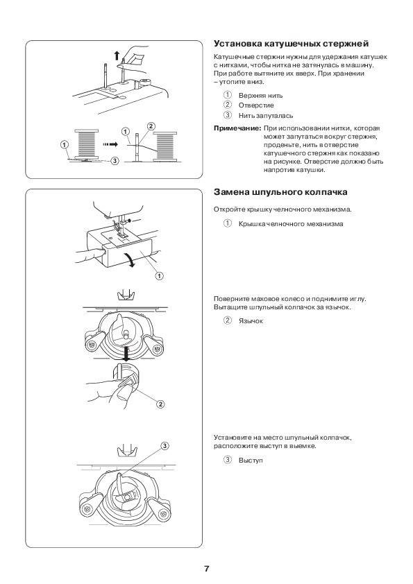 Машинка джаноме инструкция