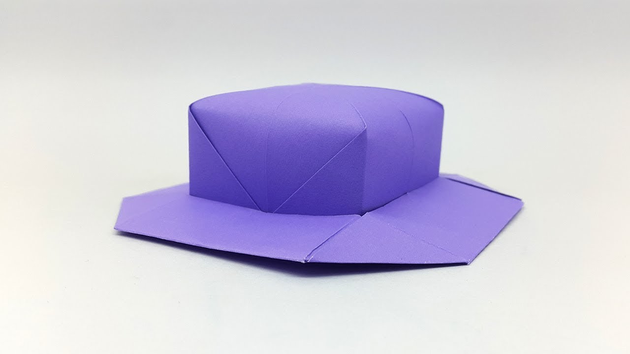 Поделки из бумаги: шапка