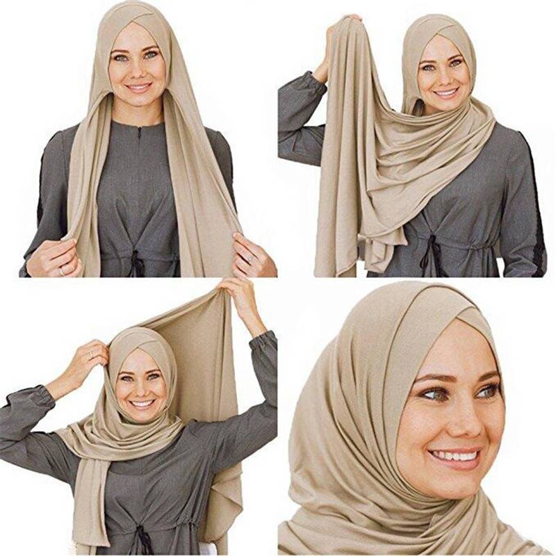 Как красиво завязать платок на голову по-мусульмански, способы