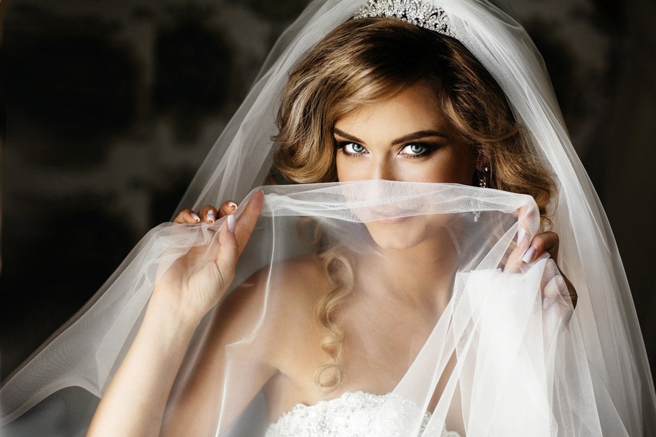 Свадебная фата — фото различных модных и классических стилей