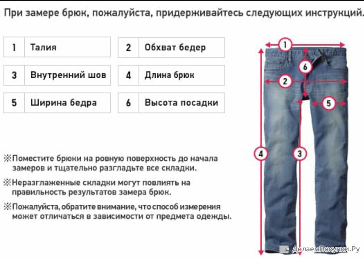 Размеры джинсов детские таблица – как определить его для ребенка