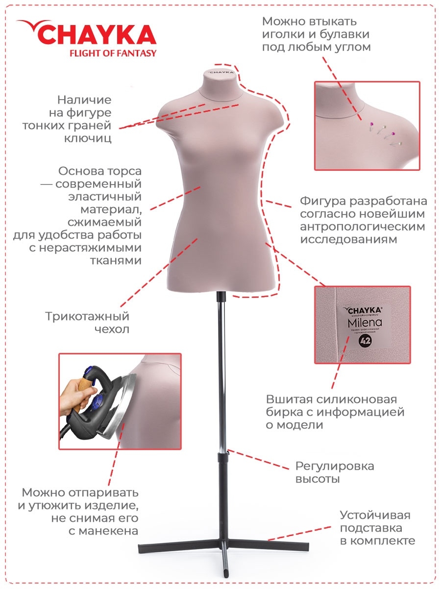 Какой размер должен быть у манекена женщины: точные параметры и особенности