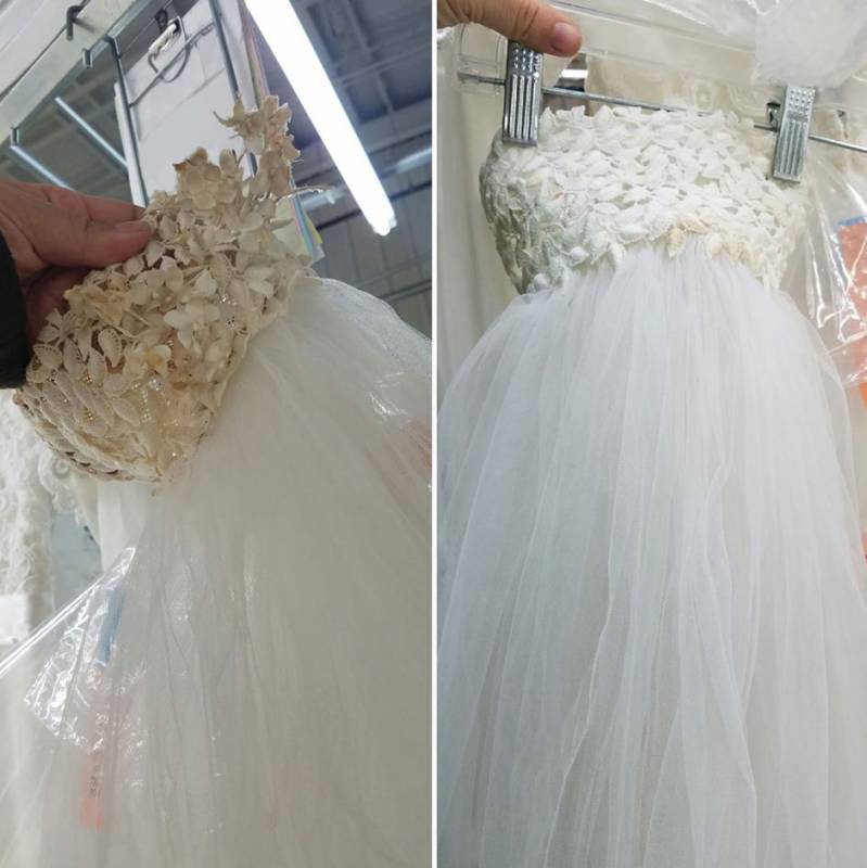 Как ухаживать за свадебным платьем до и после церемонии