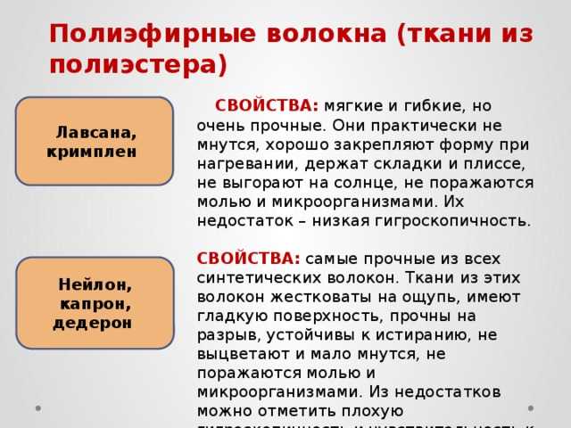 Полиэстер - плюсы и минусы ткани и изделий из полиэстера
