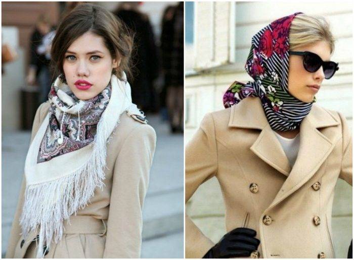 Как носить шарф с пальто: 10 красивых способов (фото)