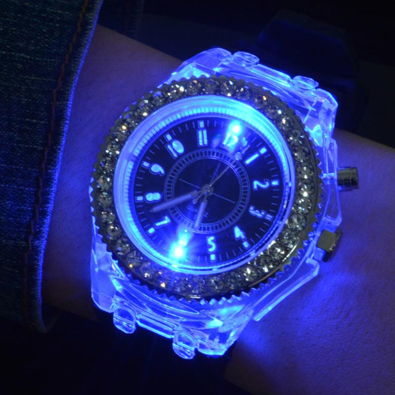 Наручные флуоресцентные часы