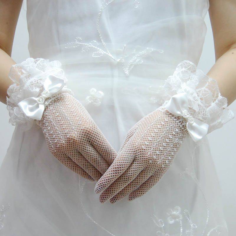 Свадебные перчатки - 78 фото идеально красивых новинок сезона