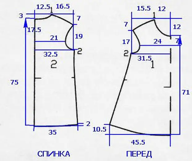 Выкройки туник для полных женщин