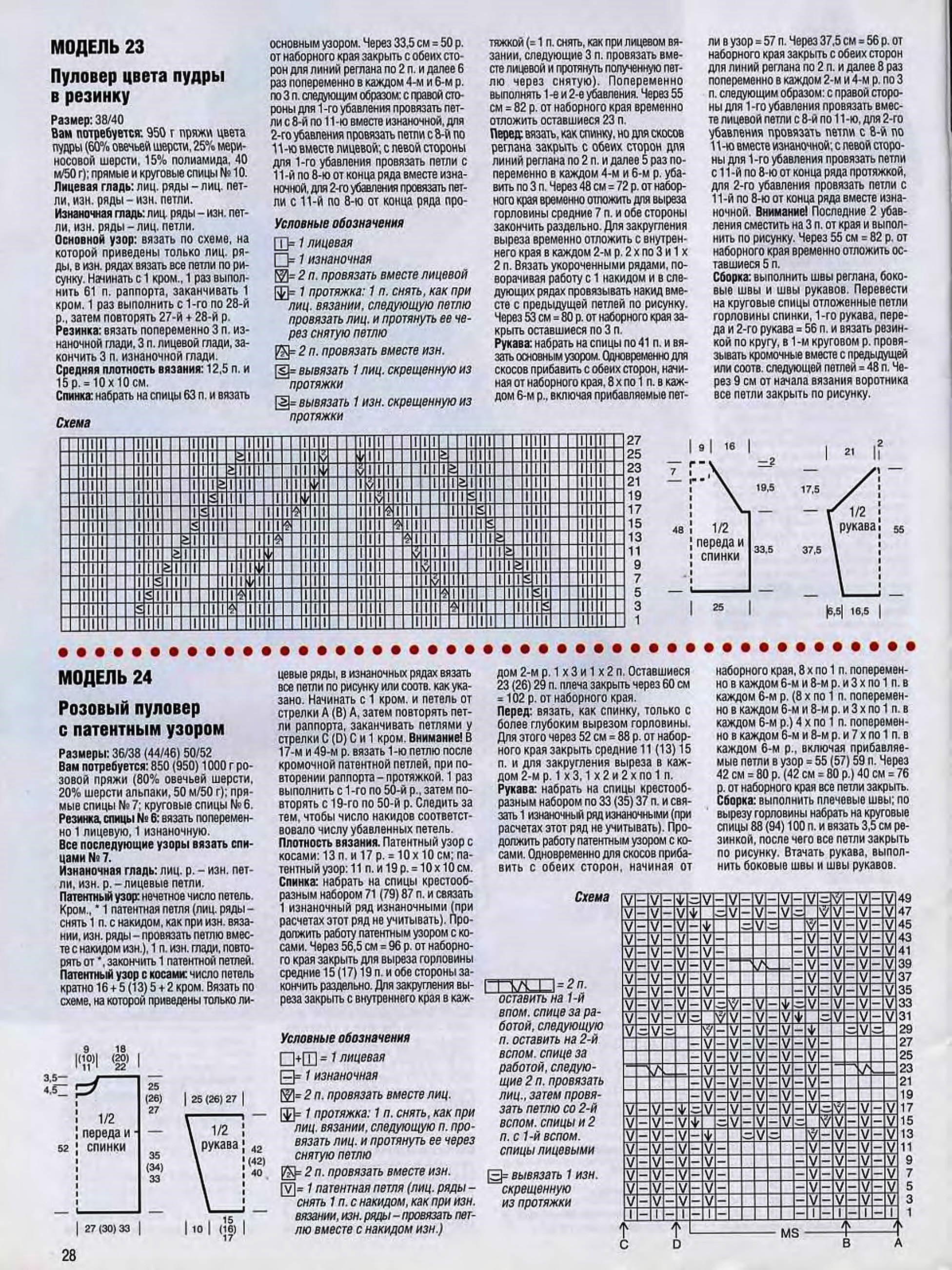 Джемпер женский спицами полупатентной резинкой описание схема