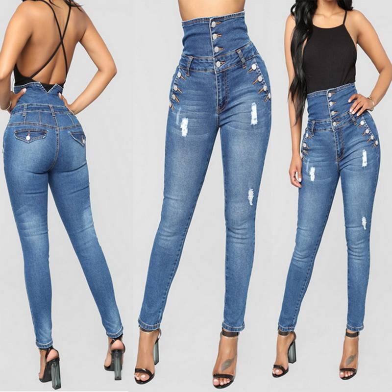 Как и с чем носить джинсы с высокой талией: модные тренды 2022