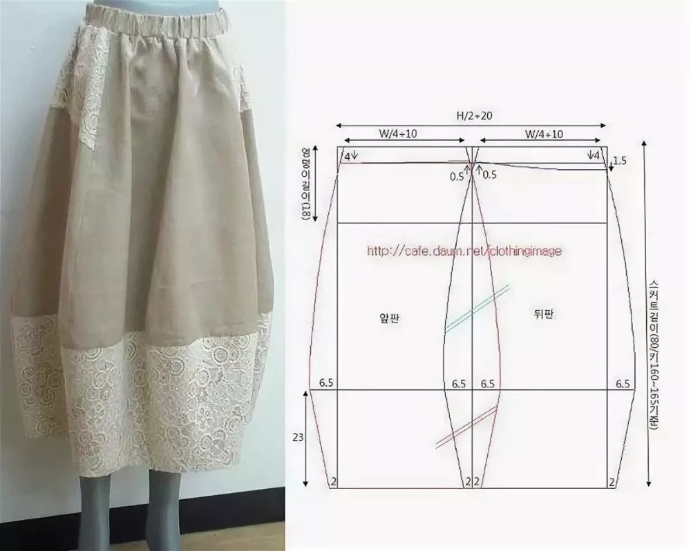 Выкройки и порядок пошива юбки в стиле бохо