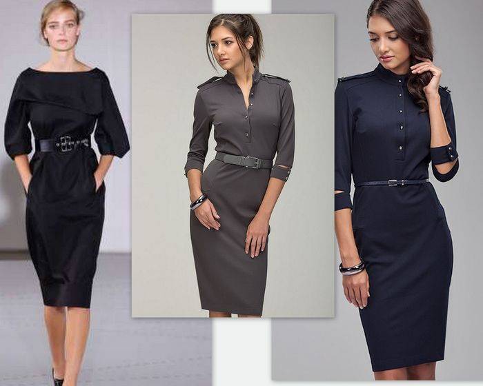 Модные офисные платья: 100 стильных фасонов, тенденций и новинок