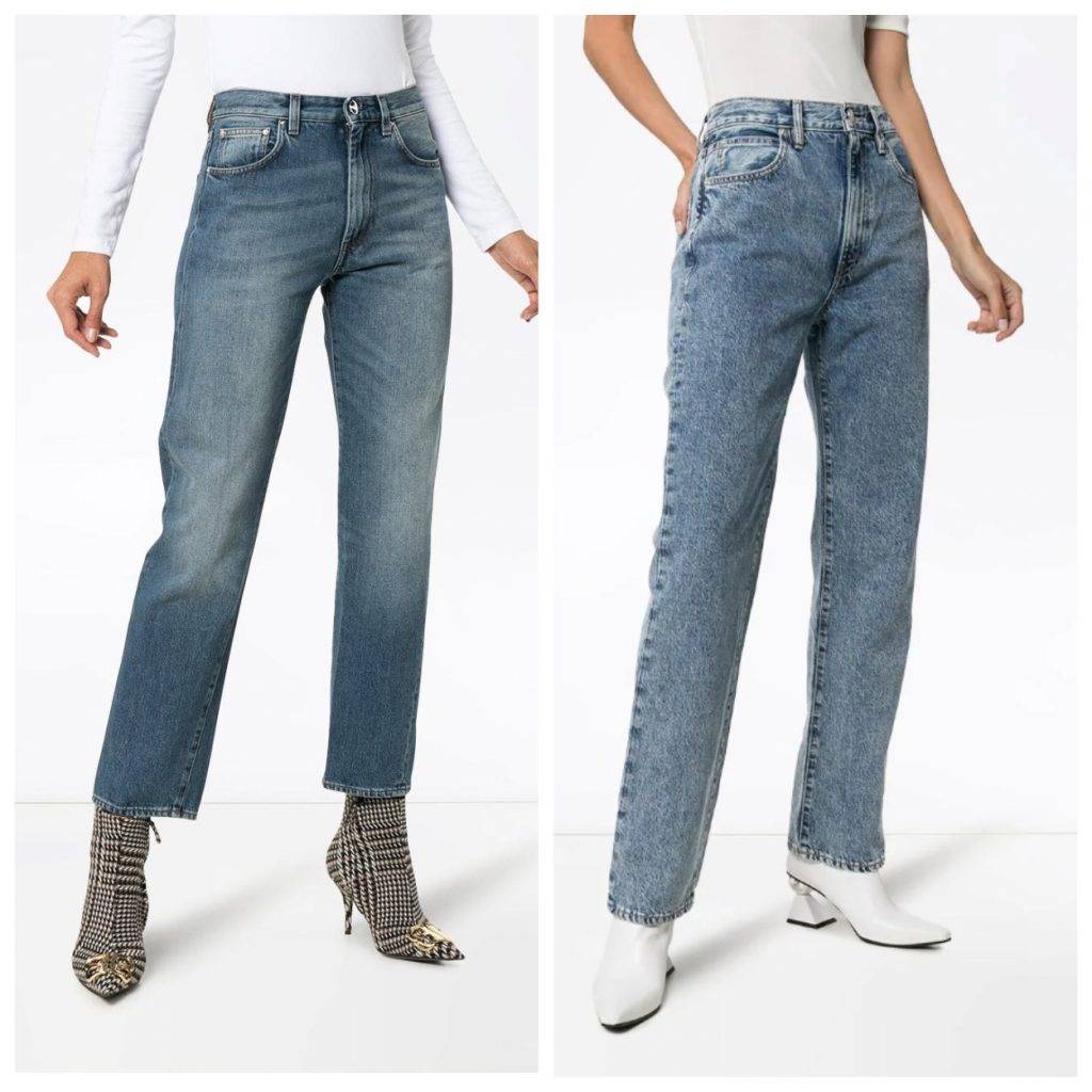 Широкие джинсы на маленький рост