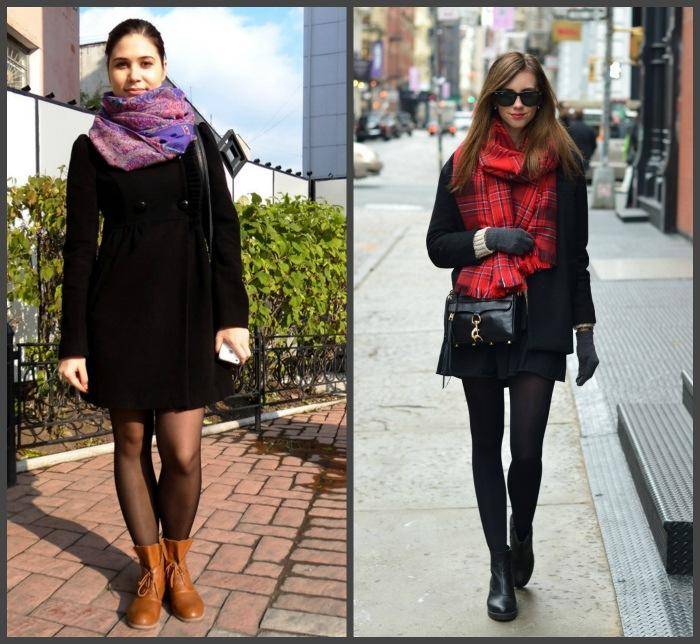 Как подобрать шарф к пальто по цвету (31 фото) - подборки под черное, под розовое пальто