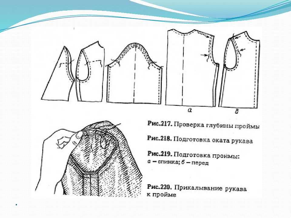 Как соединить рукава. Втачивание рукава в пройму. Шов втачивания рукава в пройму схема. Втачивание рукава в пройму технологическая схема. Схема втачивания рукава в открытую пройму.