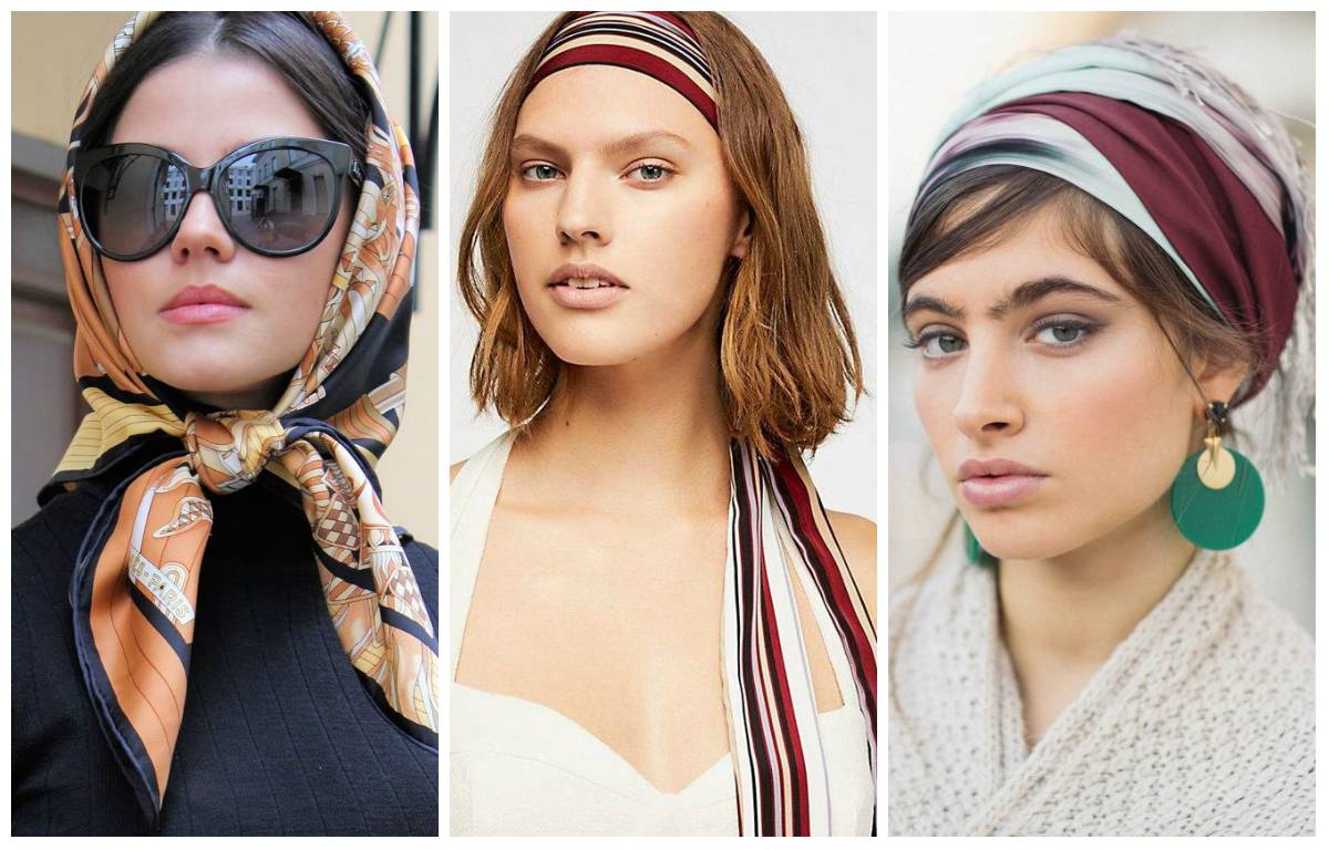 Как завязать платок на голове — примеры и советы