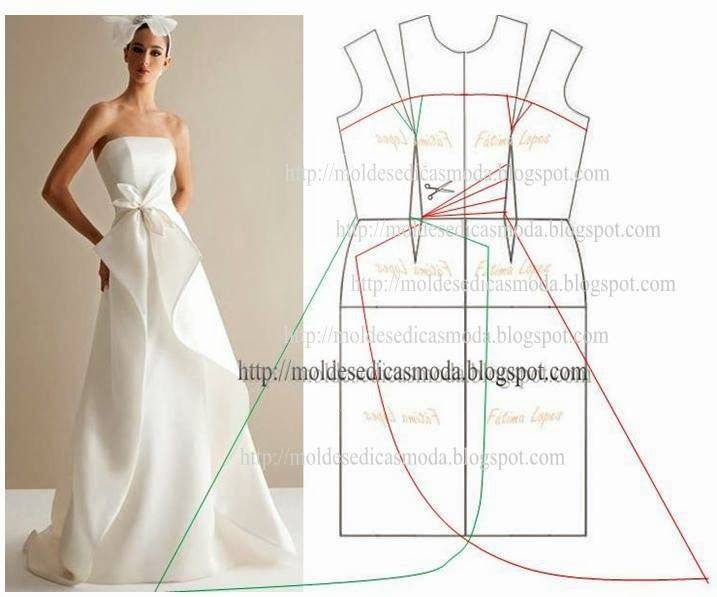 Свадебное платье своими руками: выкройки и схемы пошива