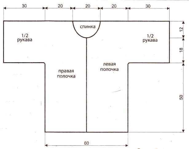 Кардиган кимоно спицами схема и описание