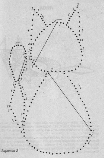 Вышивка на картоне нитками схемы для детей 3 класс
