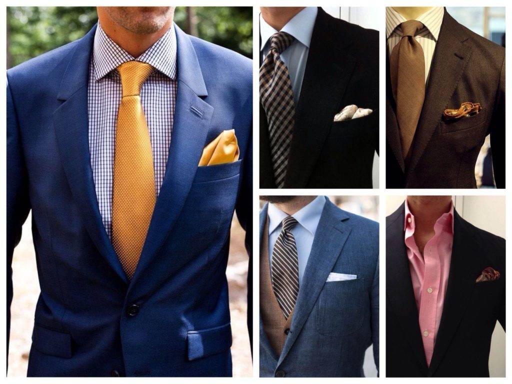 Костюм и галстук: правильный выбор и цветовое соответствие