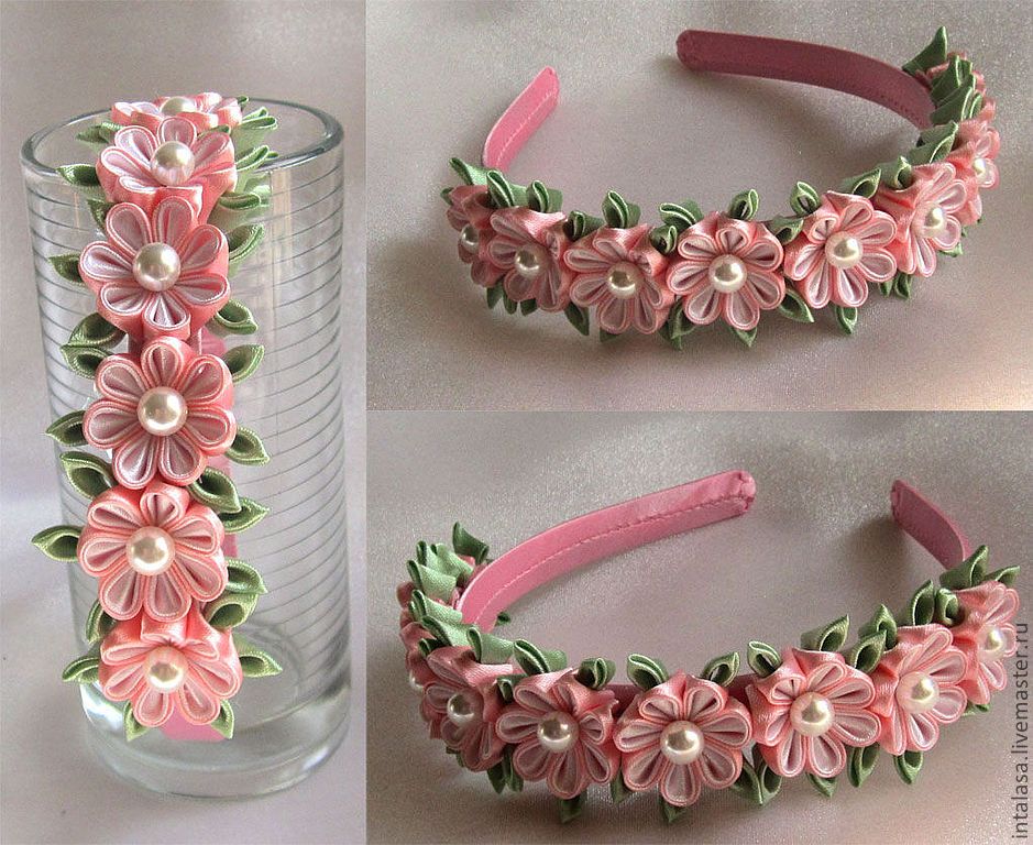 Украшения из лент своими руками