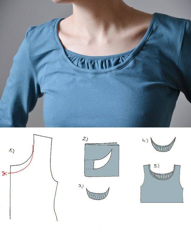 Как ушить футболку по бокам и горловину на ней в домашних условиях на размер