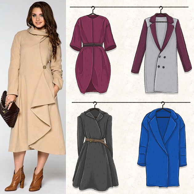 Как выбрать модель пальто, наилучшим образом подходящую к вашей фигуре — городская мода