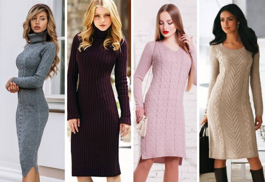Фасоны зимних платьев – теплые, комфортные и нарядные модели | glamiss