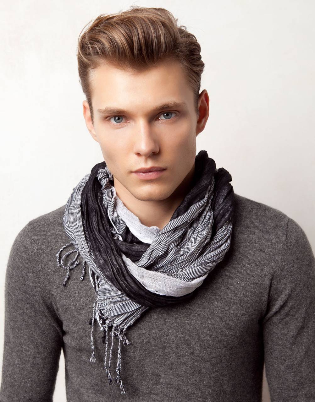 Мужской шарф спицами: схемы с описаниями интересных вариантов