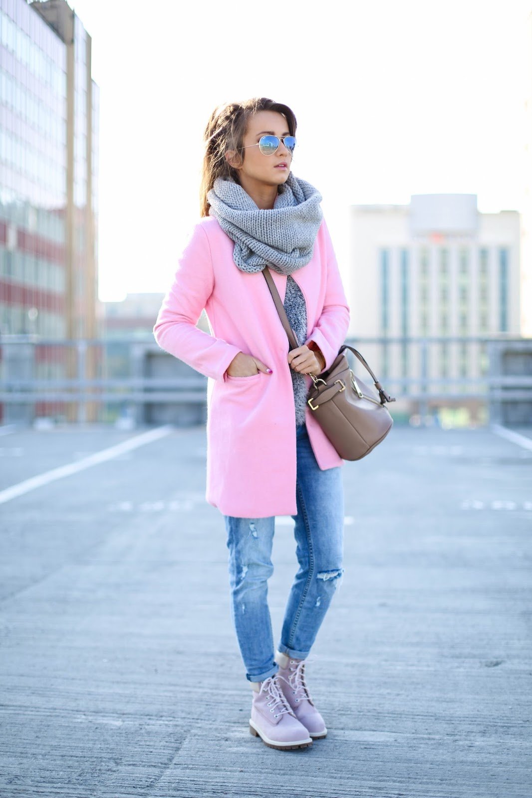 розовая куртка женская с чем носить фото