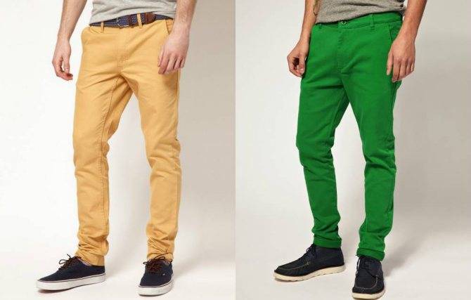 Мужские брюки-чинос – стильные модели и образы