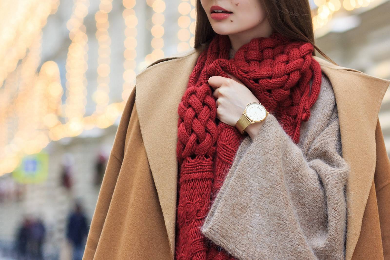 Модные шарфы осень-зима 2021-2022, идеи образов, тренды, фото
