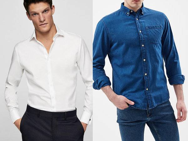 Мужские модные рубашки приталенные slim fit (фото). выбираем рубашку мужчине. как правильно выбрать мужскую рубашку?