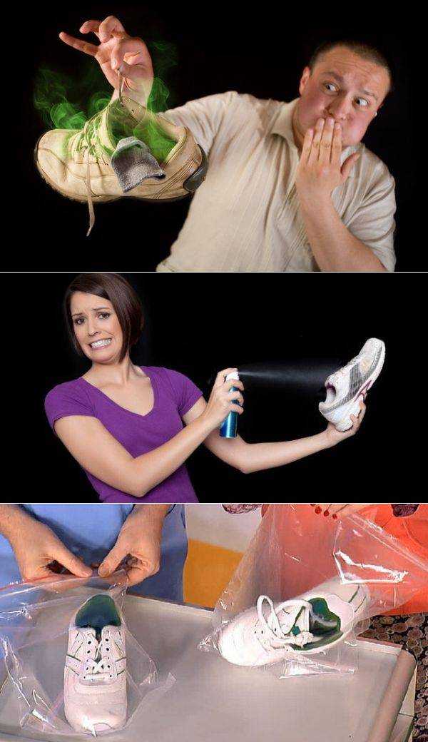 Убрать запах обуви в домашних условиях быстро