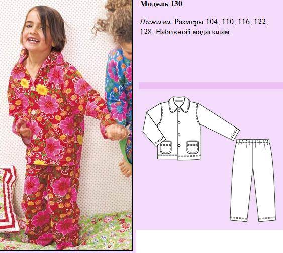 Пижама детская: лучшие модные и красивые модели с фото