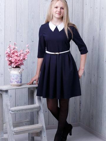 Школьные платья - модные фасоны для учениц начальной школы и старшеклассниц с фото