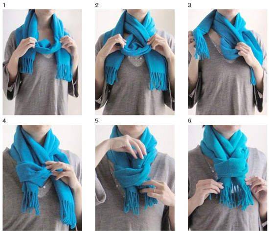 Как красиво завязывать шарф на пальто (лучшие варианты)