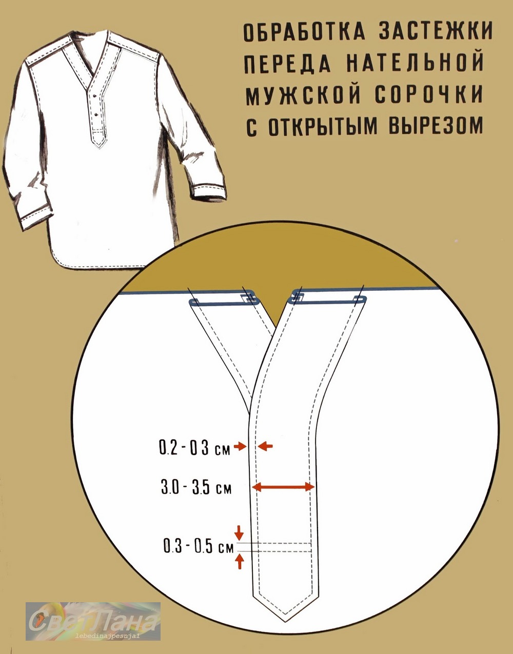 Мастер — класс по застежке «поло»: обработка просто и быстро