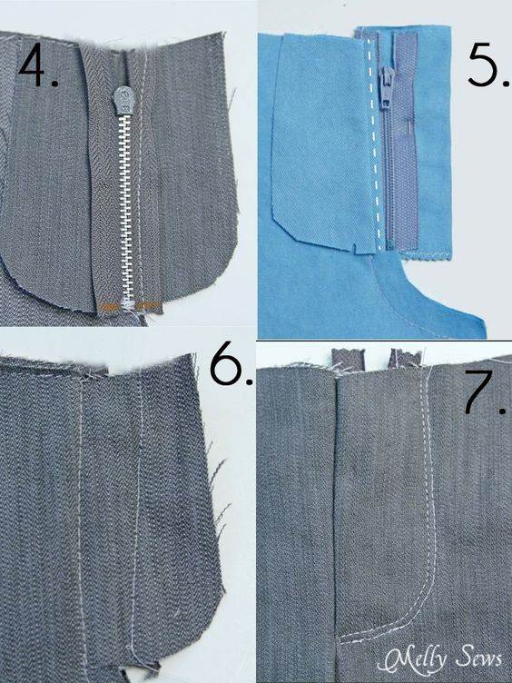 Классическая застежка молния в брюках: технология обработки. как вшивать молнию в брюки: пошаговая инструкция
