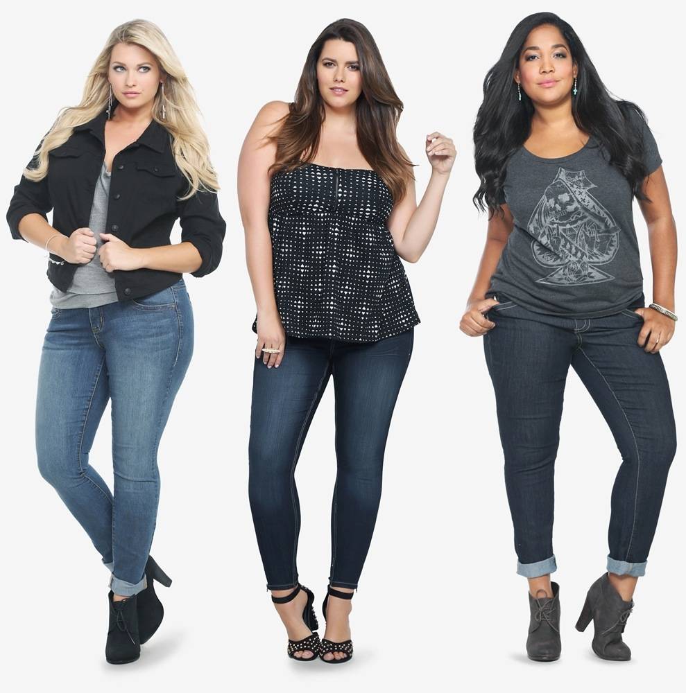 Особенности выбора джинсов для полных женщин в зависимости от фасона
