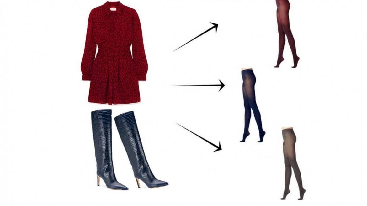 Как правильно подобрать цвет колготок одежде