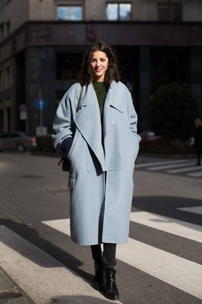 С чем носить пальто оверсайз: советы стилистов