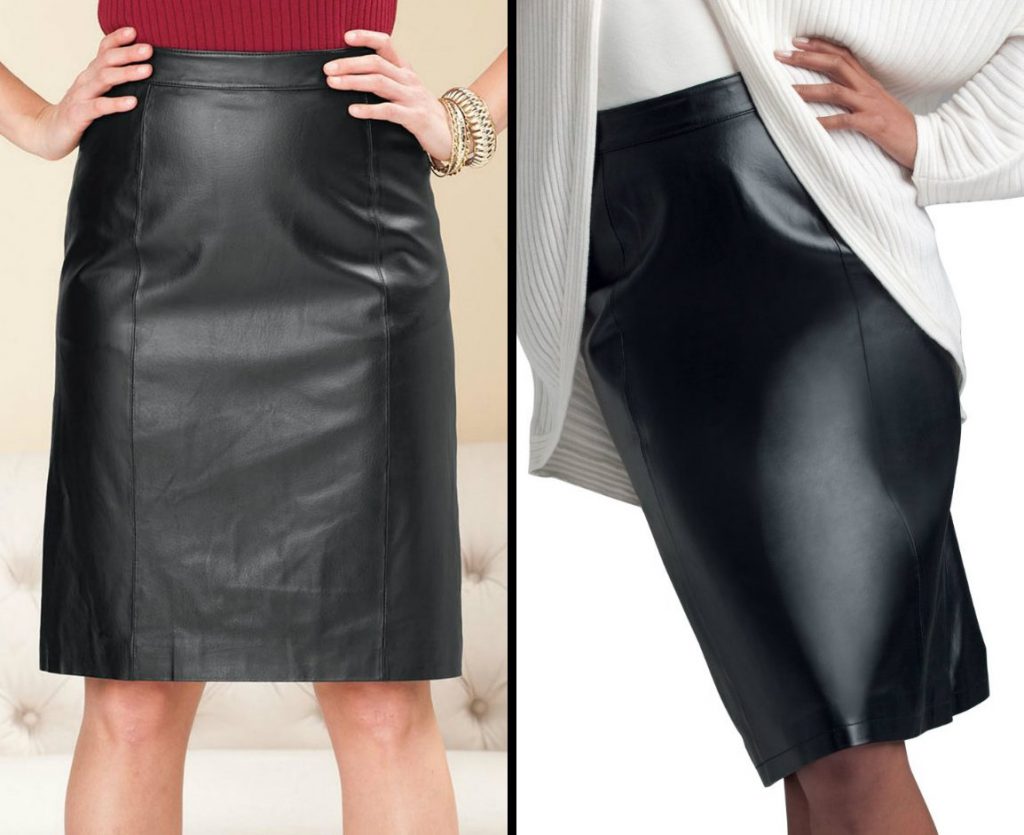 Стильные кожаные юбки: виды моделей и с чем их носить