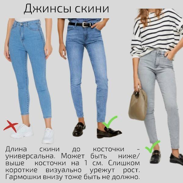 Какой длины должны быть мужские джинсы?
