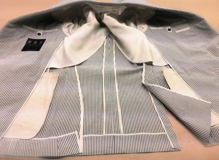 Соединение подкладки с пиджаком - технология пиджака - изготовление мужских и детских костюмов