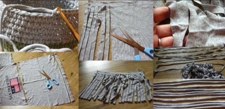 Пряжа... из отслуживших футболок - вязание - страна мам