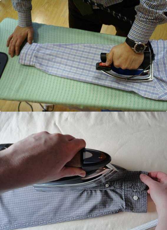 Как правильно гладить мужскую рубашку - последовательность