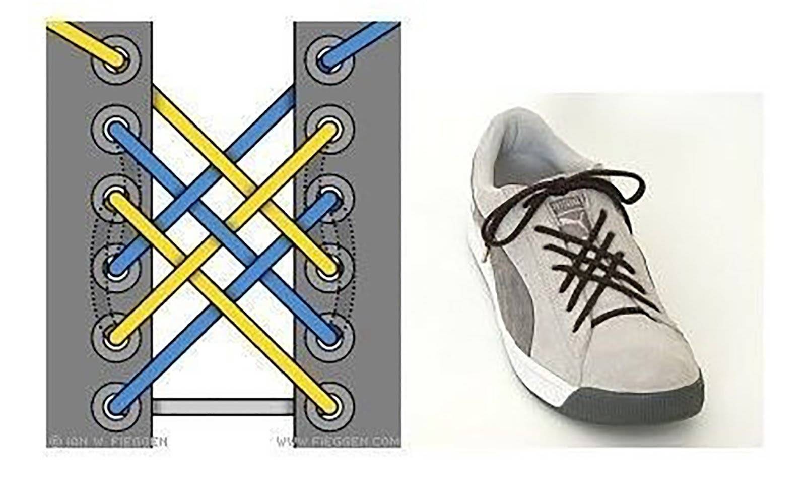 Типы шнурования шнурков на 5. Варианты шнуровки кед 6 дырок. Красивое завязывание шнурков. Оригинальная шнуровка кроссовок. Шнуровка можно
